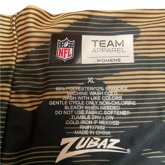 NWOT NFL Green Bay Packets Zumba Leggings Women XL Camo High Rise Gym Yoga Green - Picture 5 of 10